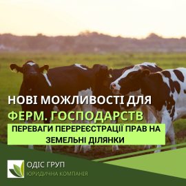 Нові можливості для фермерських господарств: переваги перереєстрації прав на земельні ділянки